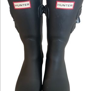 Hunter Refined Webbing Backstrap Rainboot-Short